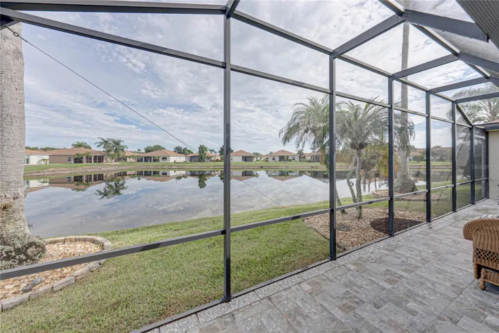 The view from the lanai is to the north, the perfect direction to increase the usability of this lanai.