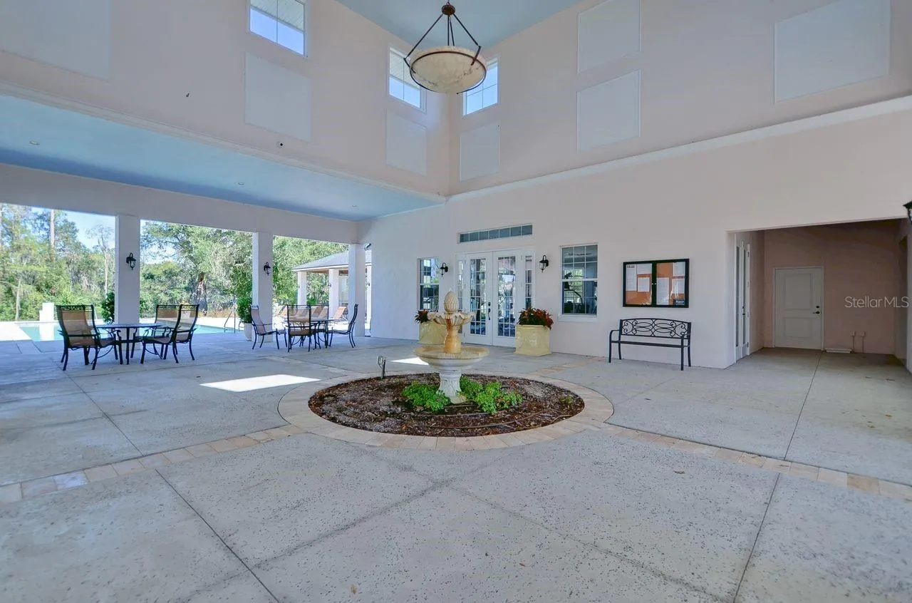 Courtyard in the Lake House