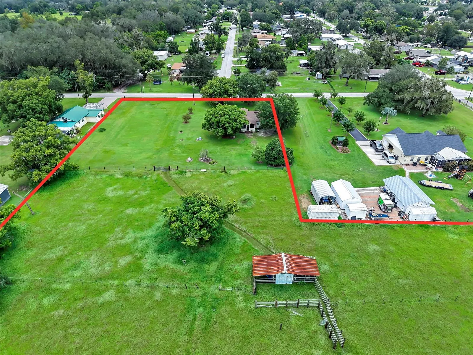 Aerial looking towards Turner rd.