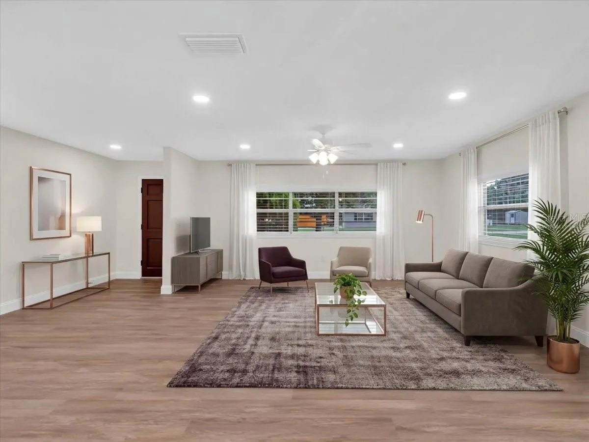 Virtually Staged Living room