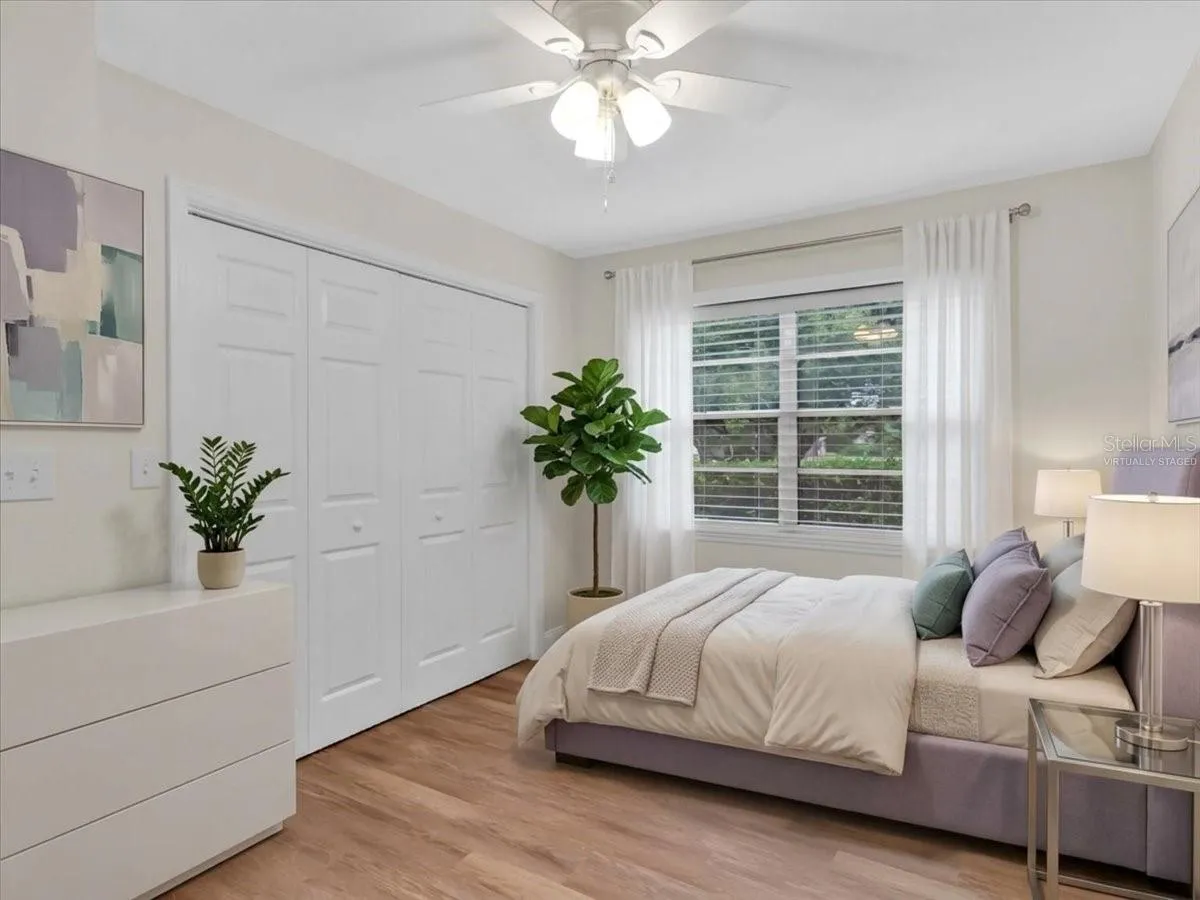 Virtually staged Bedroom2