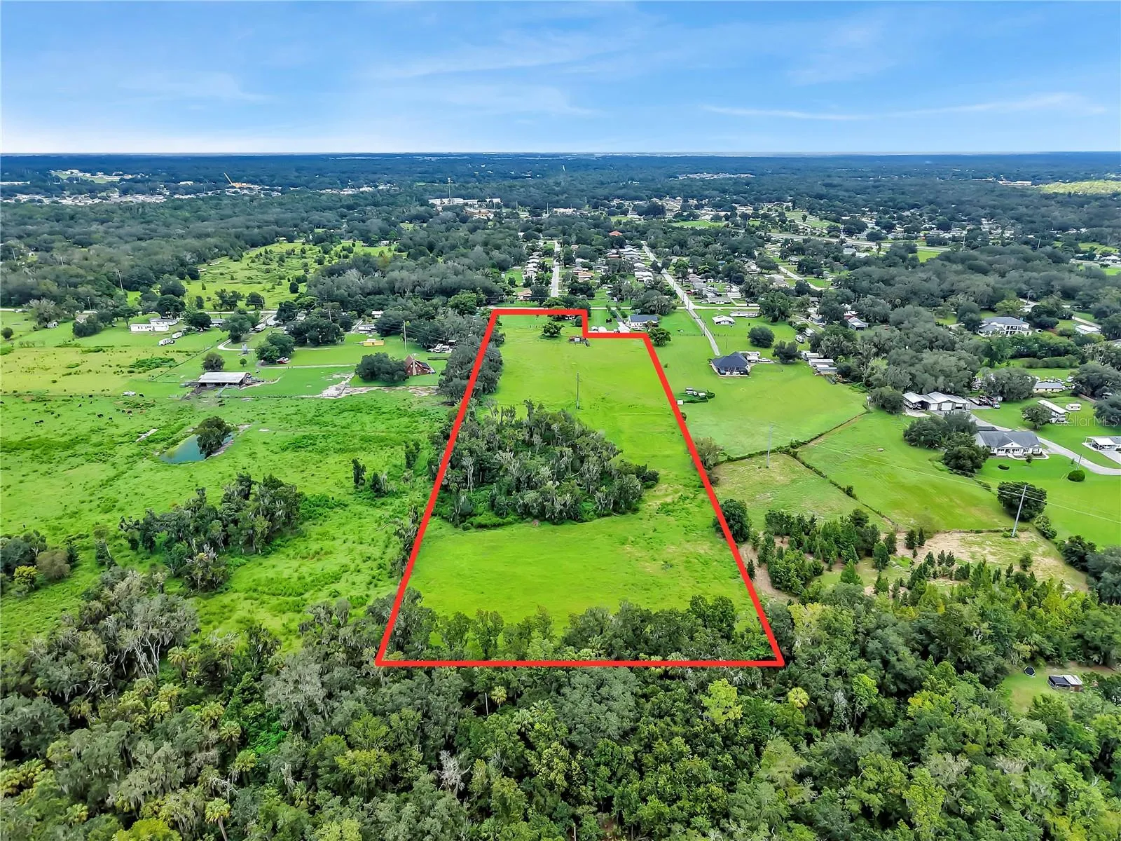 9.33 Total Acreage Zoned Horses, Cattle, agricultural or Residential future use.