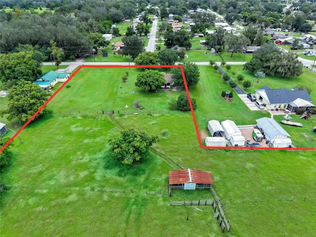 Aerial looking towards Turner rd.