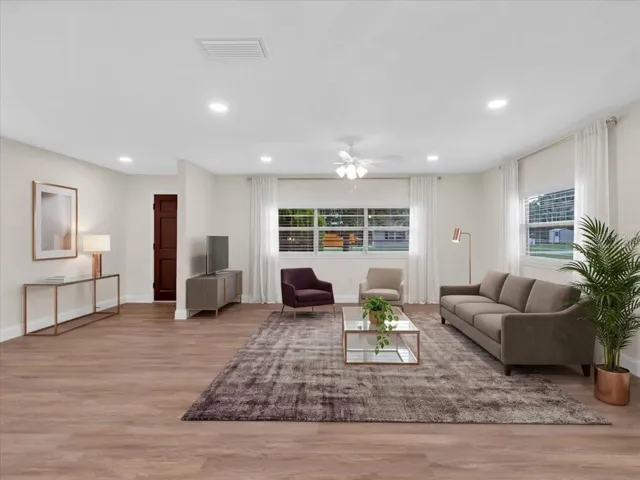 Virtually Staged Living room