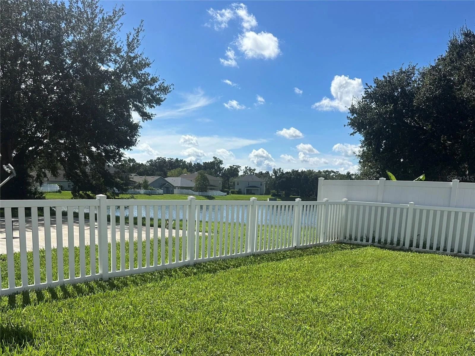 Partial View of Pond