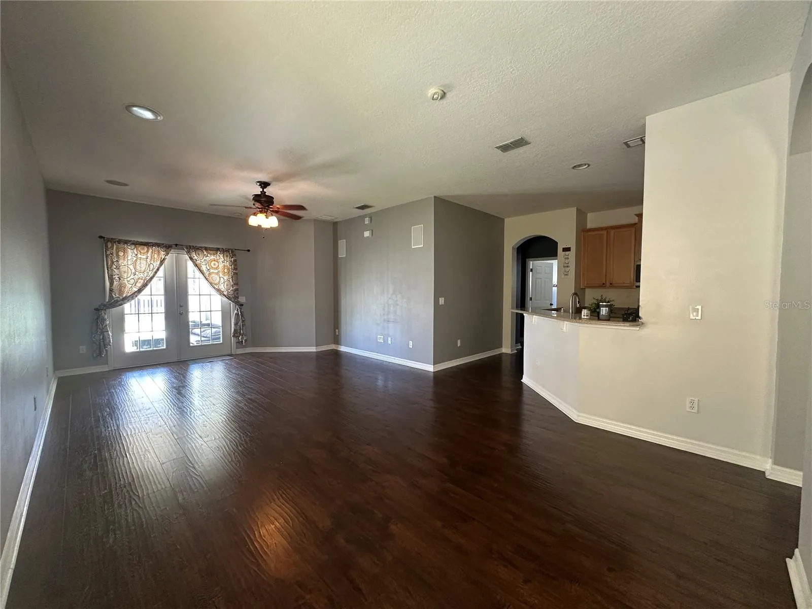 Empty Dinette & Family Room