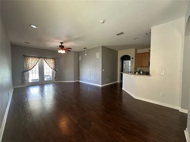 Empty Dinette & Family Room