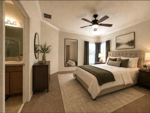 Master Bedroom Virtually Staged