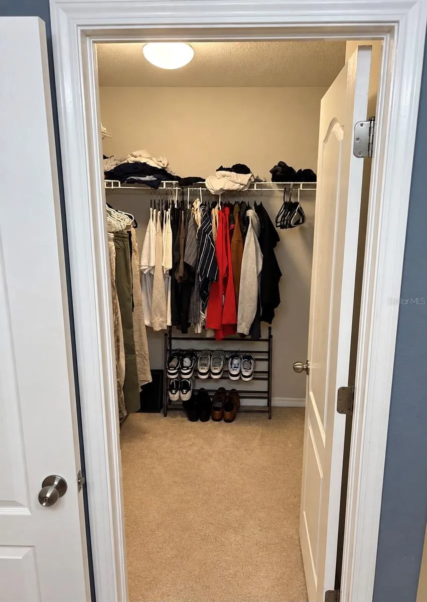 Master walk-in closet