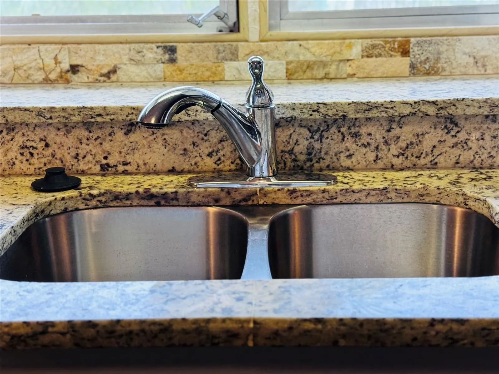 Granite Counters in the kitchen.
