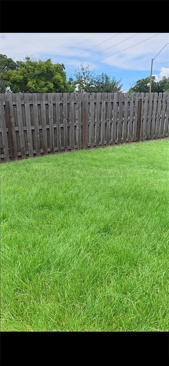 Fenced Yard - Grass AI Enhanced