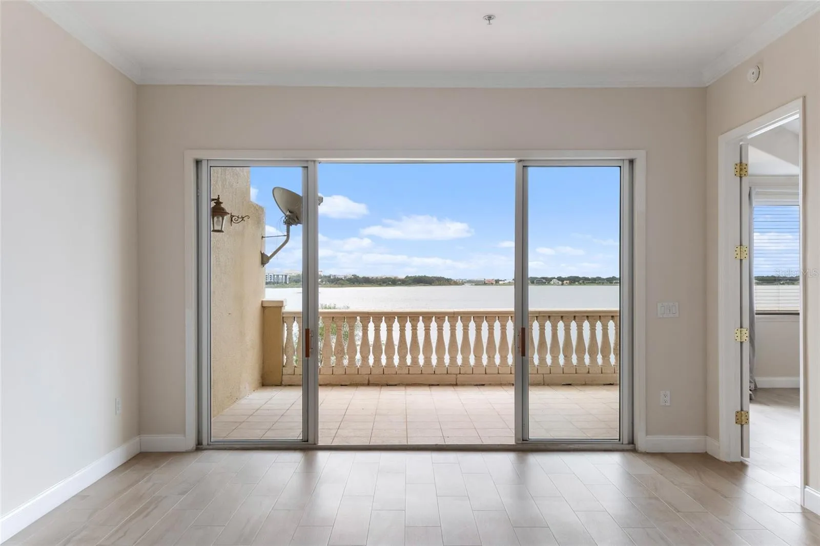 Slider out to Balcony from Living Room