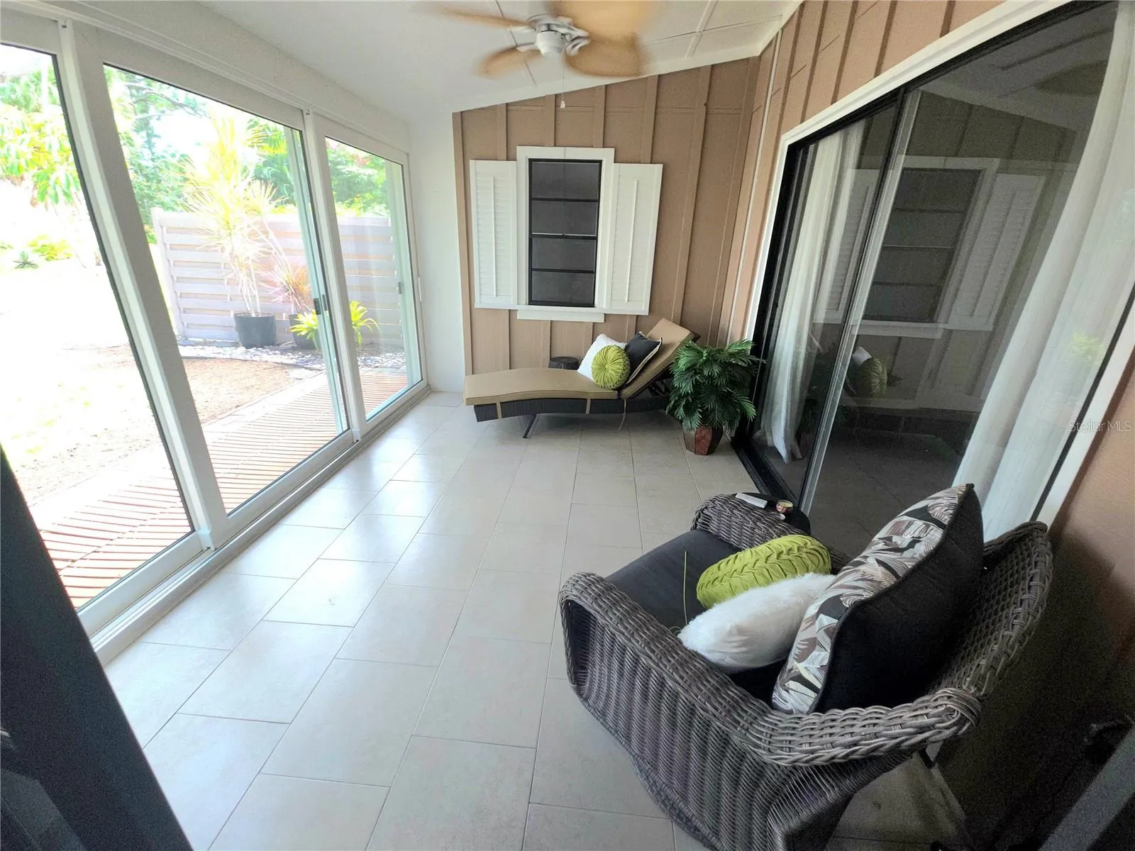 Glass enclosed lanai