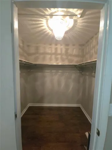 Primary walk in closet