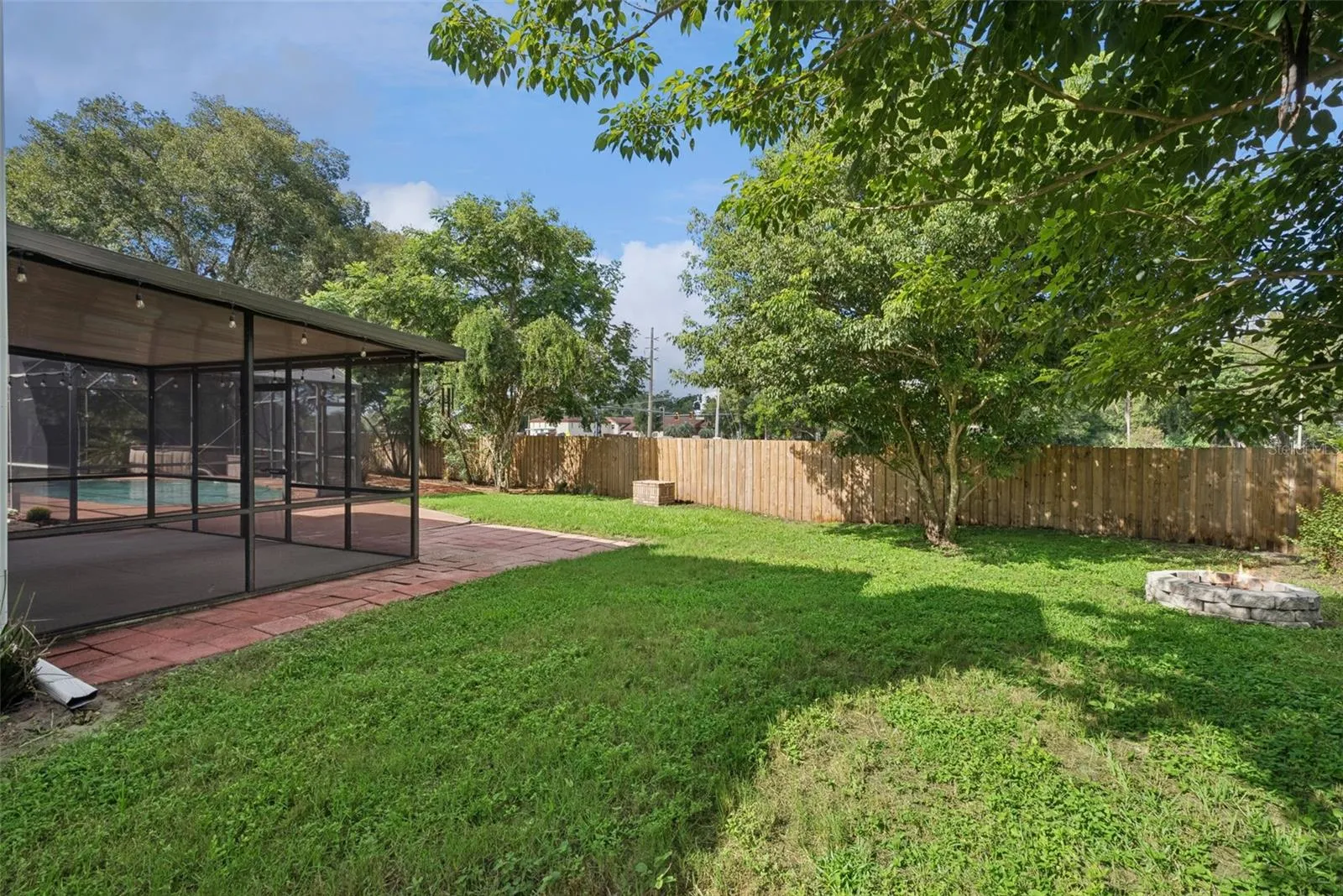 Fully Fenced-In Yard