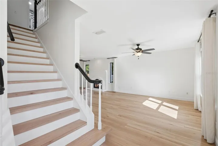 Foyer View Of Spacious Great Room