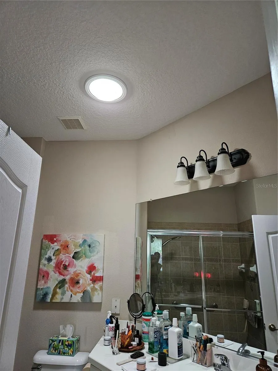 Solar tube in Primary bath room