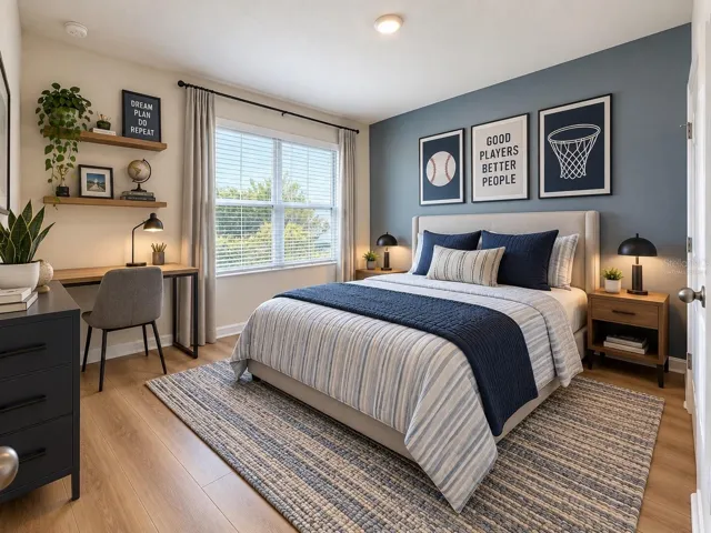 virtually staged-Bedroom #3