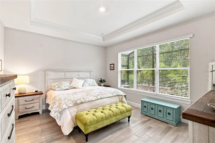 Primary Suite: TRAY CEILING
