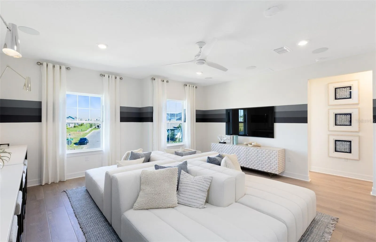 Model Home Design Only. Pictures and furnishings are for illustrative purposes only. Elevations, colors and options may vary. Furniture is for model home staging only.