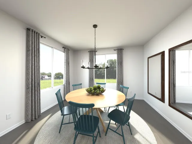 Photo is not of the actual home, but is an inspirational photo of builder’s model home and may depict options, furnishings, and/or decorator features that are not included