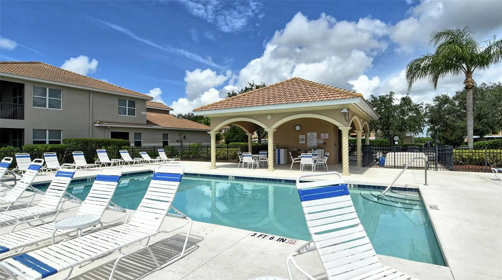 One of 6 satellite pools in addition to two resort pools