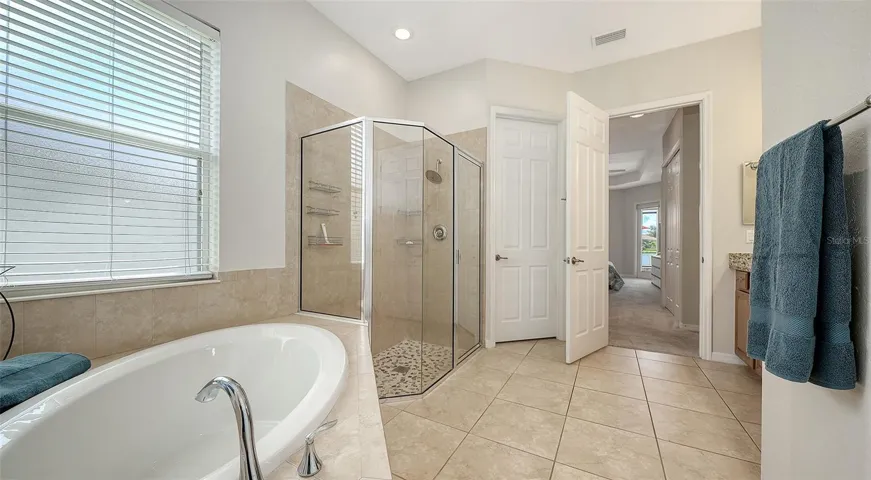 Glass enclosed shower
