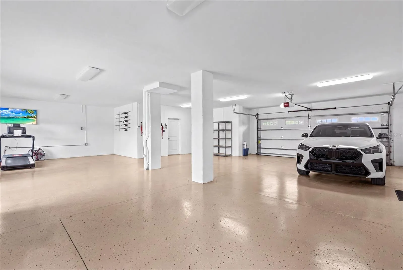 3 Car Garage with Plenty of Mancave