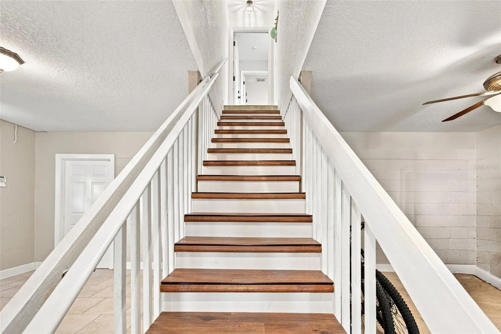Stairs to main living space.