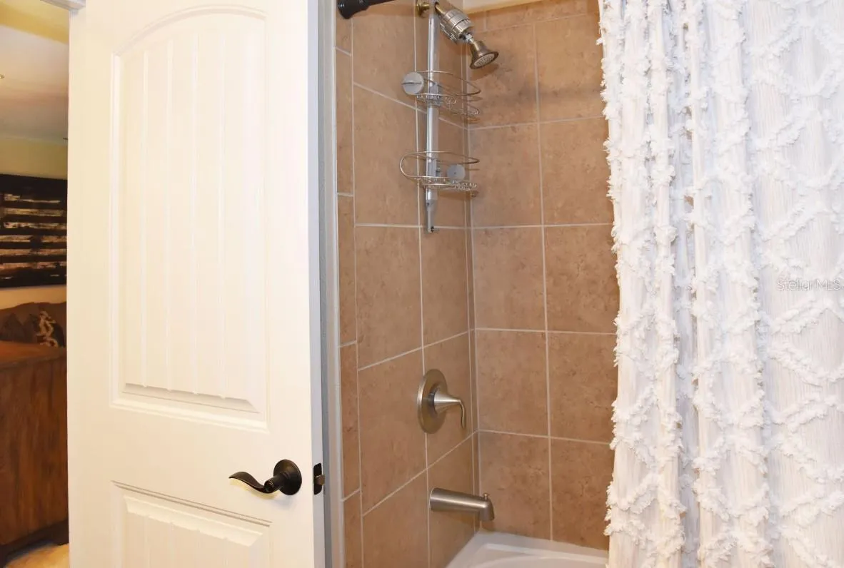 Upstairs shower