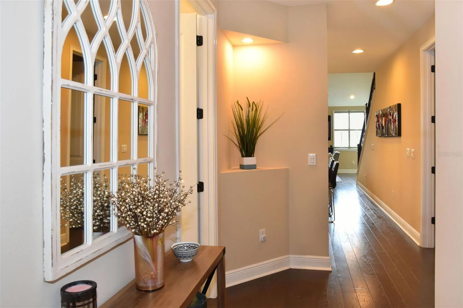 Foyer entry, headed inside