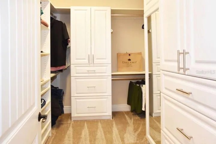 Primary closet