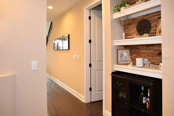 Built-ins in foyer