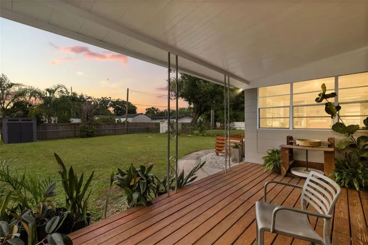 Covered Back Patio