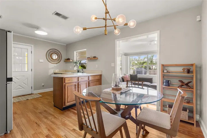 Open Concept Kitchen and Dining Space