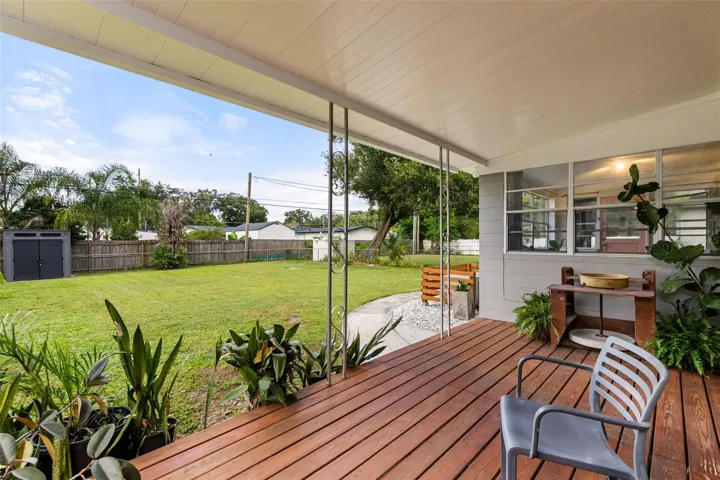 Covered Back Patio