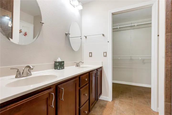 Master Bath and Walk In Closet