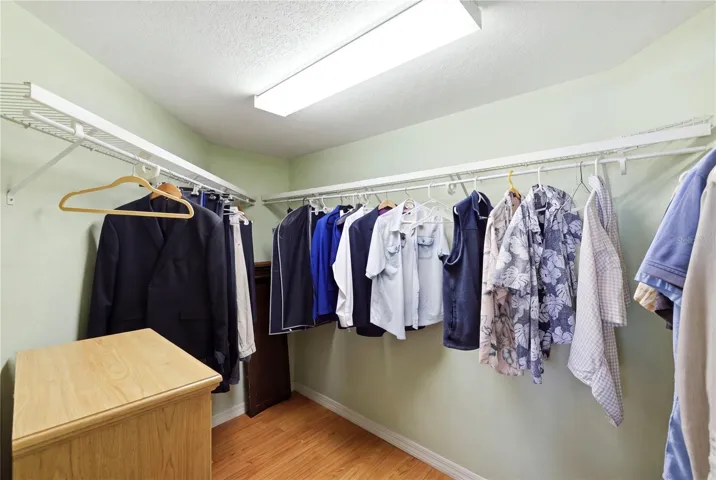 Primary walk in closet