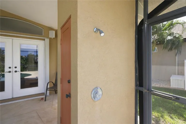 Outdoor shower