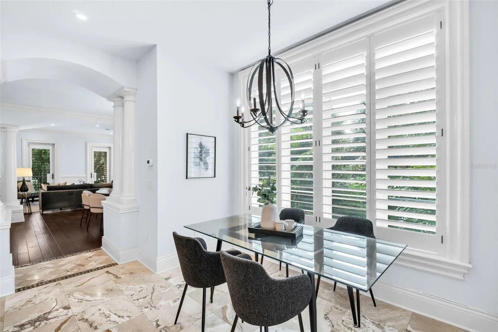 Breakfast dining area