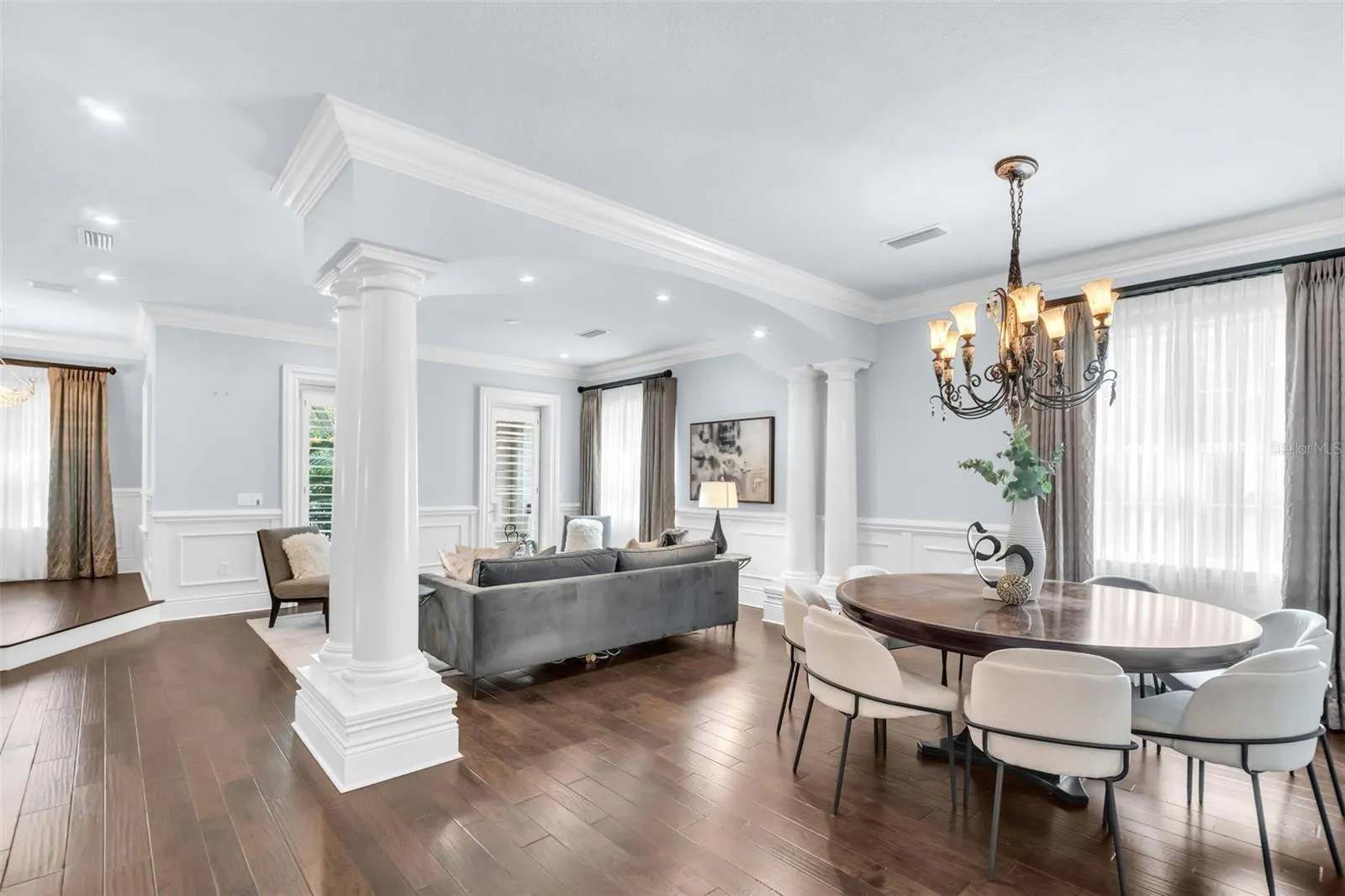 Main level Living &amp; Dining area