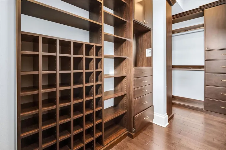 Primary closet