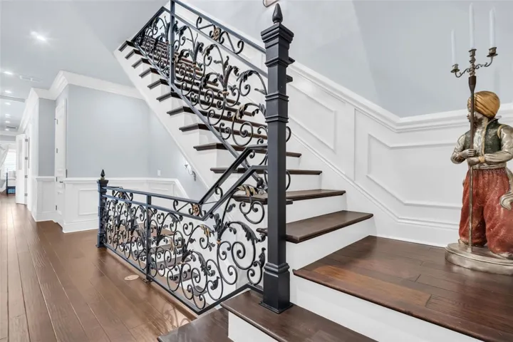 staircase between floors 3 &amp; 4