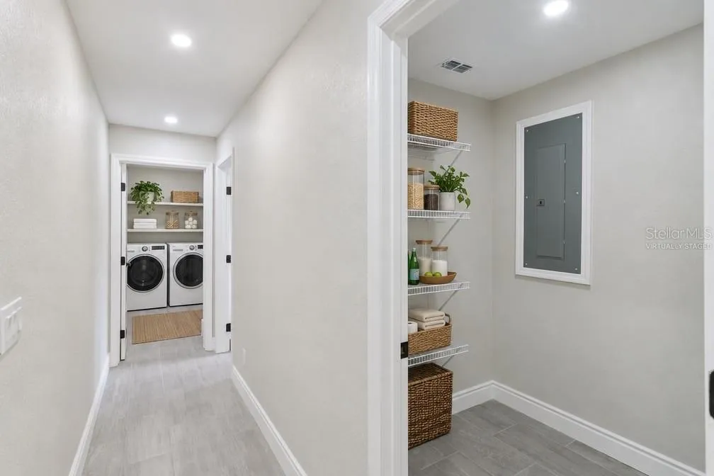 Pantry/Laundry off of Kitchen (Virtually Staged)