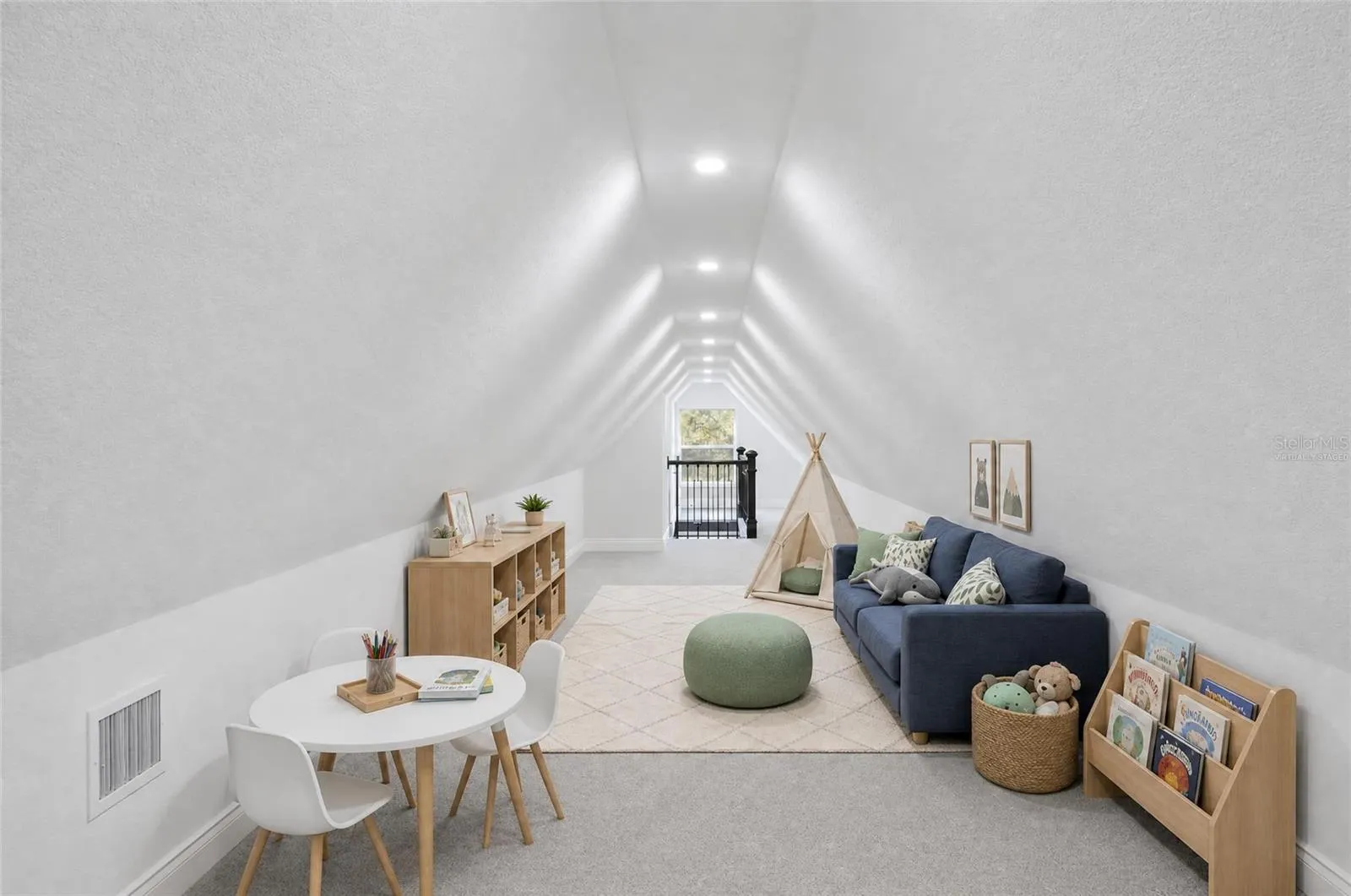 Playroom or Home Storage (Virtually staged)