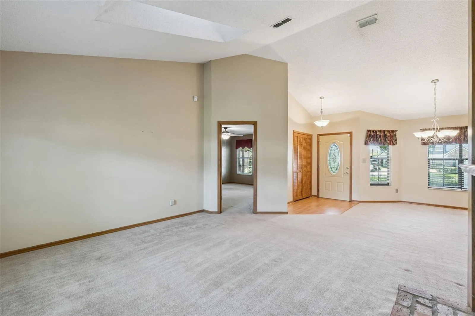 A larger view of the living room.