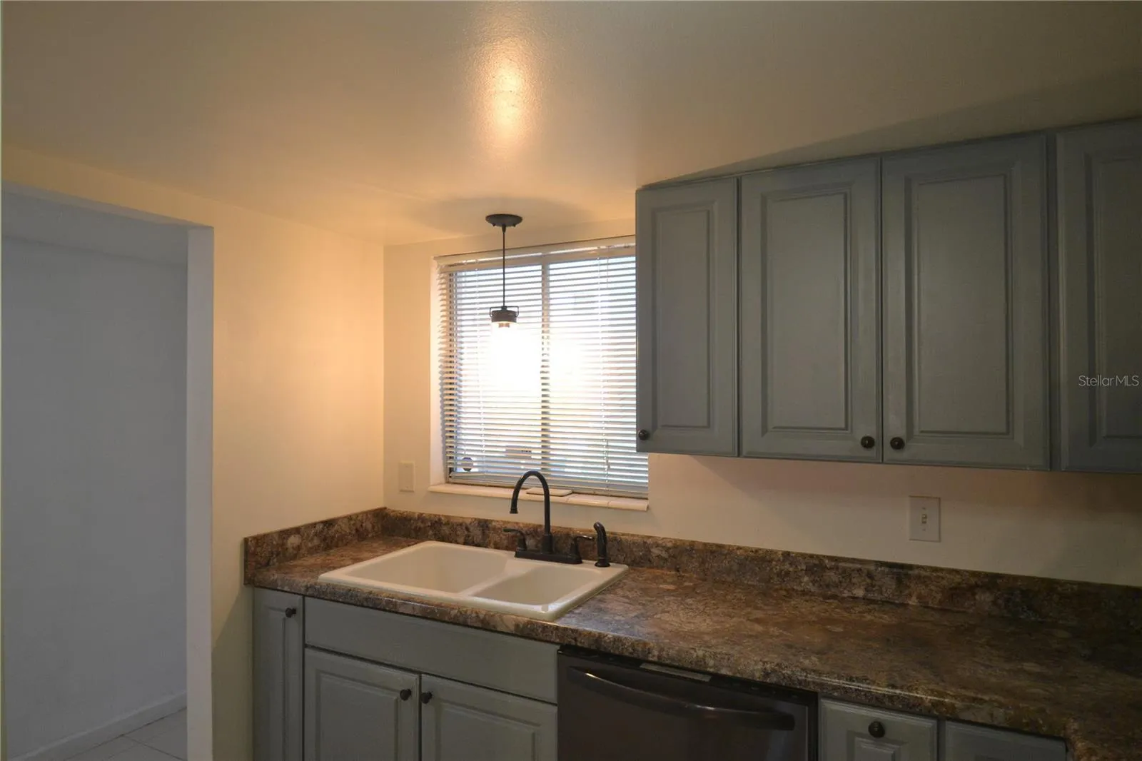 Plenty of counter space and kitchen window is always welcome