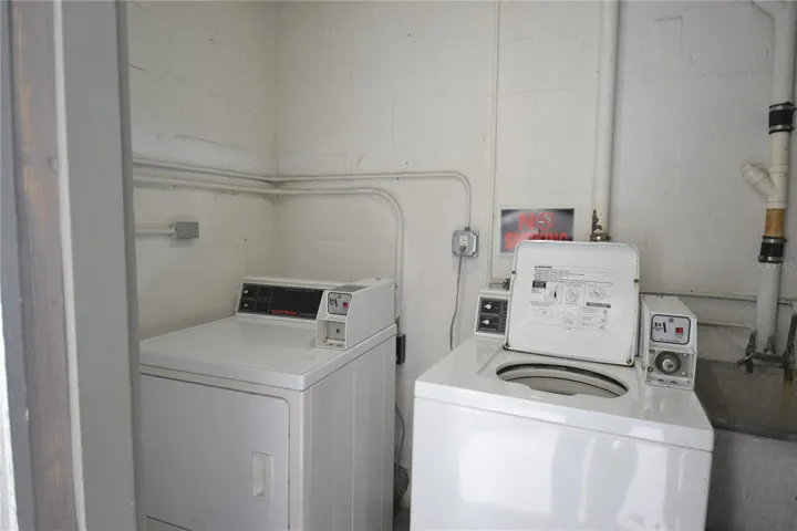 Clean Laundry room on each floor