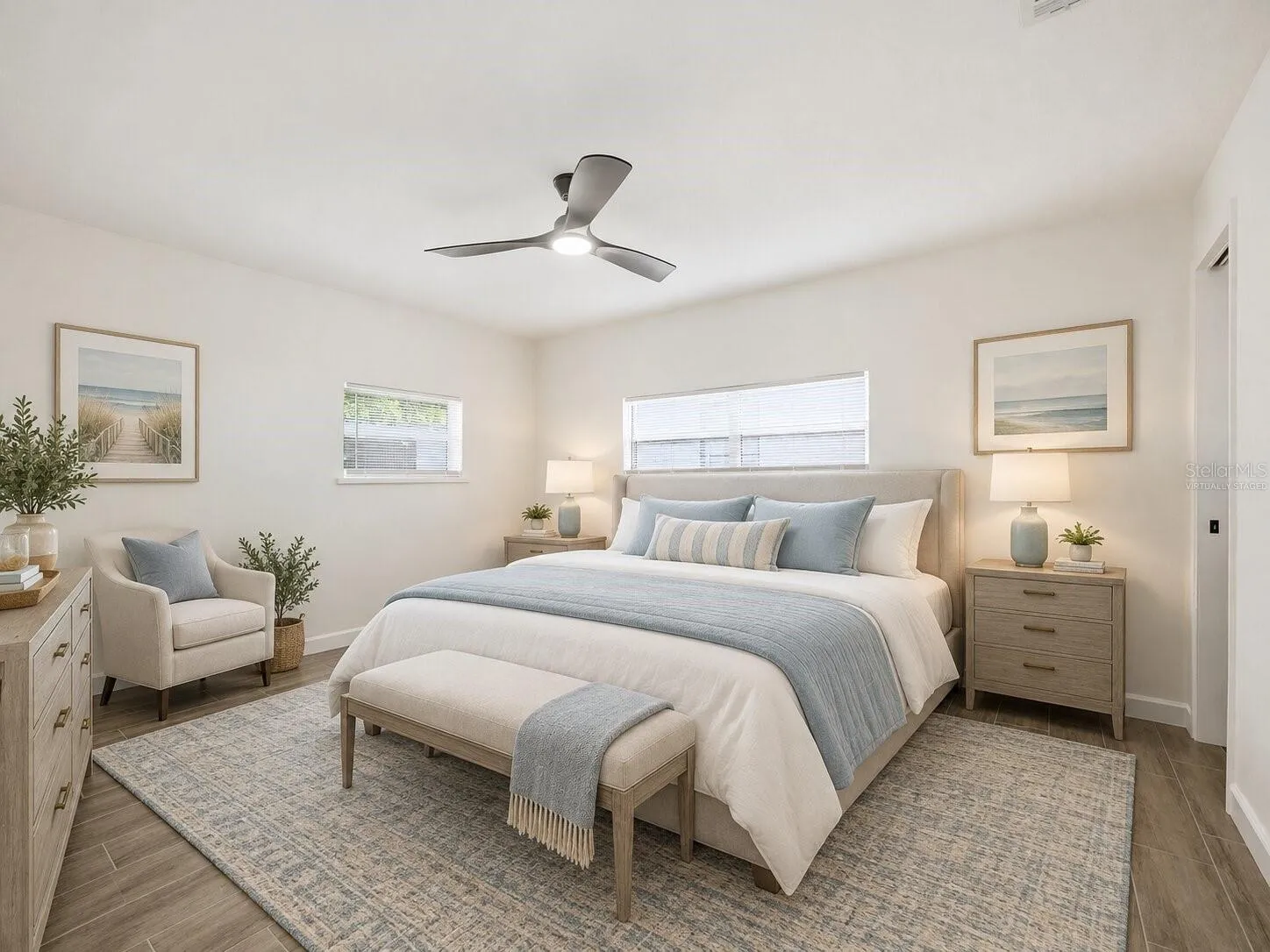 Virtually Staged - Primary Bedroom