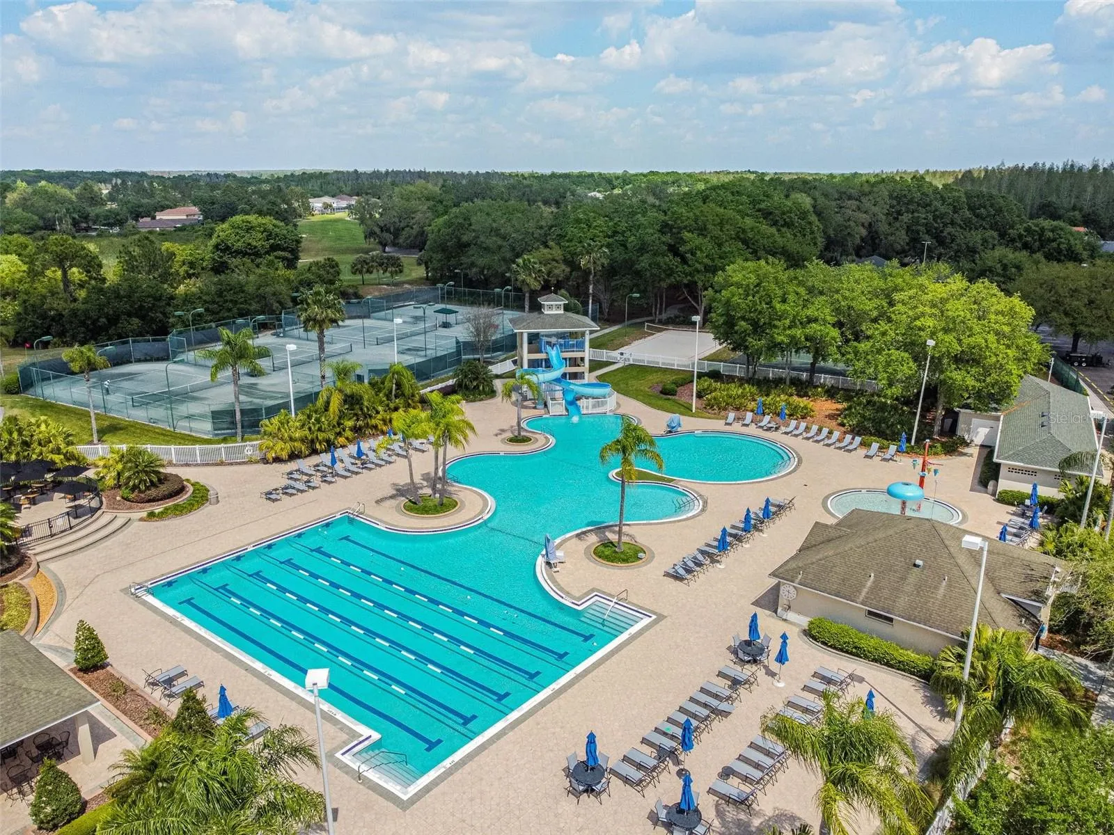 Resort Pool with Lap Lanes, Splash Pool, Community Tennis Courts, Basketball &amp; Sand Volley Ball